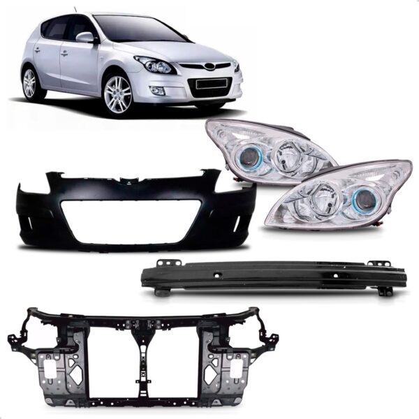 Kit I30 09 2012 Parachoque Farois Painel Mini Frente E Alma