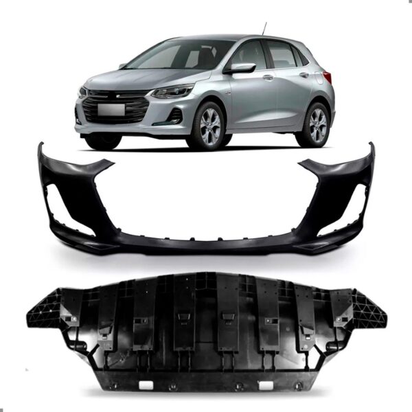 Kit Envolvente E Par Grade Strada 2004 2005 A 2008 1a Linha  Preto