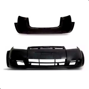 Kit Parachoque Para Ford Ka 2008 A 2011 Dianteiro E Traseiro Preto
