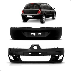 Par De Parachoque Clio 2003 Hatch 2006 A 2011 Diant E Tras Preto