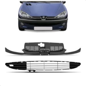 Grade Para Peugeot 206 Ano 1998 A 2008 Superior E Inferior Plástico.