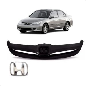 Tela Frontal Para Honda Civic 2004 A 2006 Com Emblema Preto