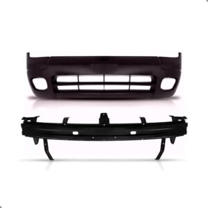 Kit Parachoque Para Kia Bongo 2005 A 2011 Com Alma Lamina Preto