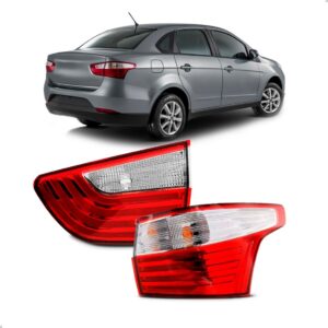 Jogo Sinaleira Grand Siena 12 A 22 Canto E Tampa L. Direito Vermelho