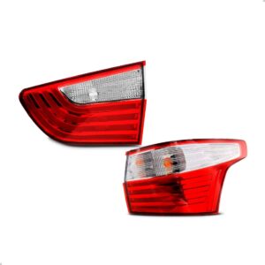 Jogo Sinaleira Grand Siena 12 A 22 Canto E Tampa L. Direito Vermelho