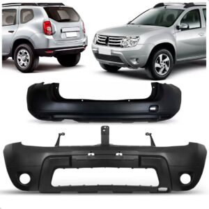 Kit Envolvente Para Duster 2010 A 2015 Dianteiro E Traseiro Preto