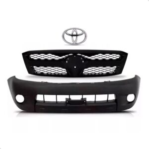 Kit Frente Para Hilux 2005 2006 2007 2008 Sem Furo Moldura Preto