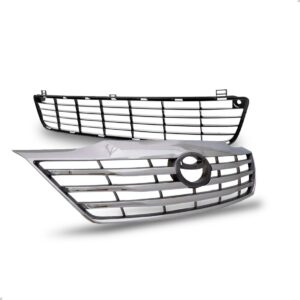 Tela Frontal Superior + Inferior Hilux Sw4 2012 13 14 2015 Preto Cromado