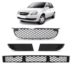 Kit Grades Para Classic 2010 11 12 13 A 2016 Jogo 04 Peças Plástico