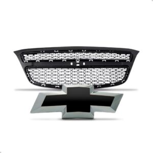 Grade Agile 2009 2010 11 12 13 2014 Com Emblema Black Piano Preto
