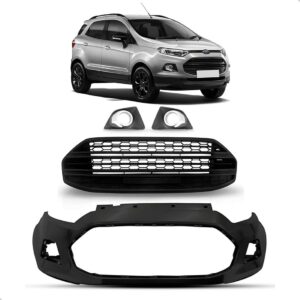 Parachoque Ecosport 2013 A 2017 Dianteiro C/ Grade 1a Linha  Preto