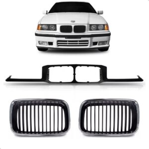 Kit Grade Para Bmw 318 320 328 Anos 1992 A 1996 Com Bigode Plástico