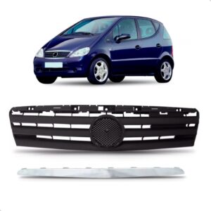 Tela Frontal Classe/preta C/ Friso Cromado Superior 99/05 Preto Cromado