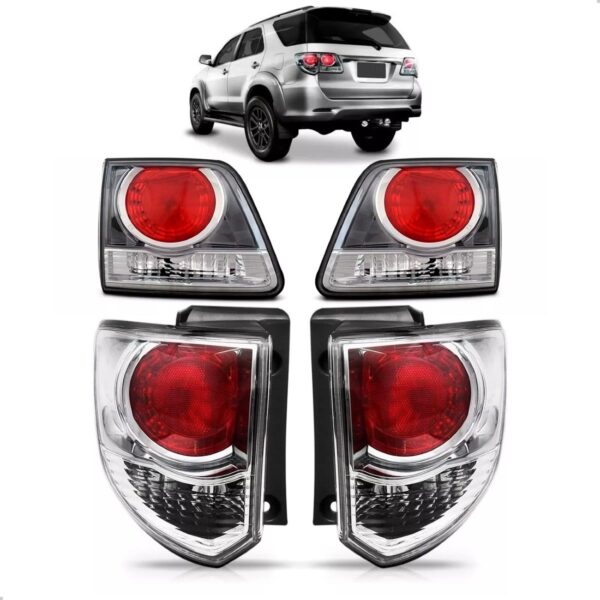 Kit Jogo Lanterna Hilux Sw4 2012 2013 14 2015 Canto E Tampa