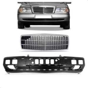 Parachoque Para Mercedes C280 1994 A 1996 C/ Grade 1a Linha  Plástico