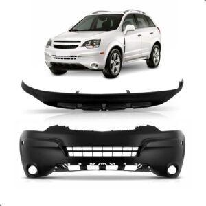 Kit Envolvente Para Captiva 2008 A 2017 Com Spoiler Defletor Preto