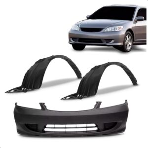 Kit Parachoque Dianteiro Civic 2004 2005 1a Linha  Preto