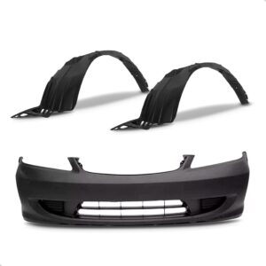 Kit Parachoque Dianteiro Civic 2004 2005 1a Linha  Preto