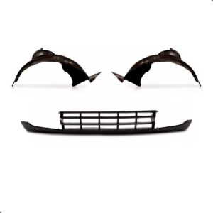 Kit Spoiler Polo 2003 2004 2005 2006 C/ Par Asa Urubu Preto