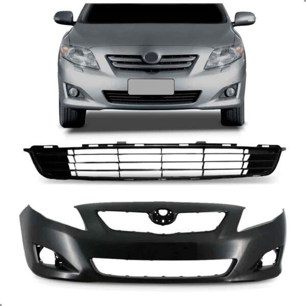 Envolvente E Grade Envolvente Para Corolla 2009 2010 2011 Preto
