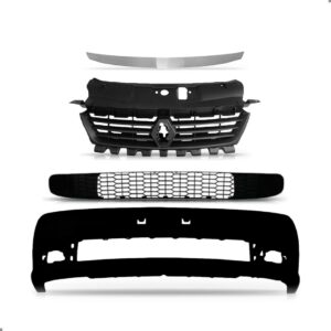 Kit Frente Parachoque Para Symbol 2009 2010 2011 2012 Á 2013 Preto