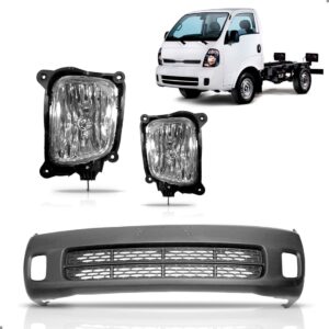 Kit Envolvente Para Kia Bongo 2012 A 2025 C/par Faróis Milha
