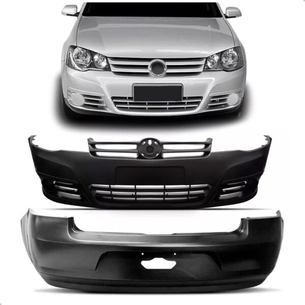 Kit Parachoque Dianteiro E Traseiro Golf 2008 09 10 11 2012 São Paulo Acessórios