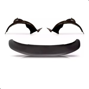 Kit Polo 2007 2008 2009 2010 2011 Defletor E Par Asa Urubu Preto