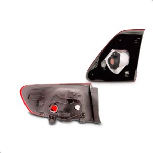 Jogo Lanterna Corolla 2012 2013 Canto E Tampa Lado Esquerdo Vermelho