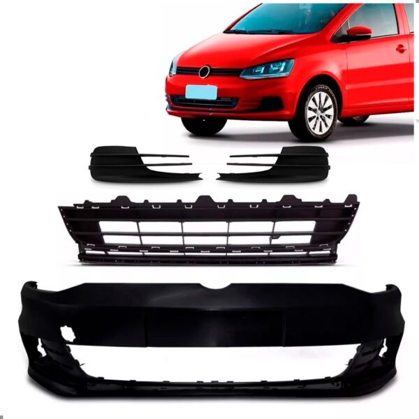 Kit Frente Fox 2015 2016 2017 2018 19 20 21 2022 Com Grades Preto