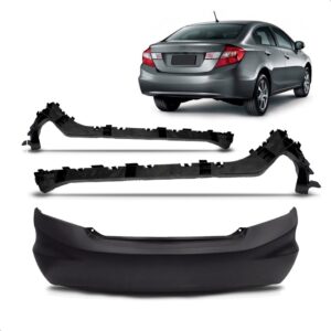 Kit Parachoque Traseiro Civic 2012 2013 14 A 2016 1a Linha