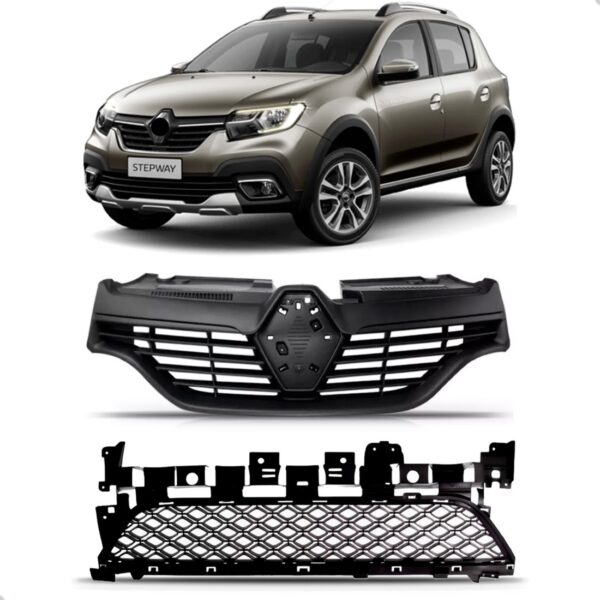 Kit Grades Renault Sandero Stepway 2015 A 2019 Preto