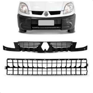 Kit Par De Grade Kangoo 2008 A 2014 Superior E Inferior Plástico