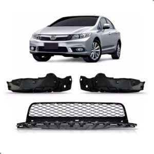 Kit Grade Inferior Para Civic 2012 2013 2014 Par Parabarros - Plástico