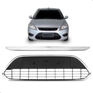 Kit Grade Inferior + Friso Capo Cromado Focus 2009 A 2013