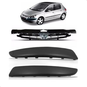 Grade Para Peugeot 307 Ano 2003 A 2006 Com Molduras Almofada Plástico