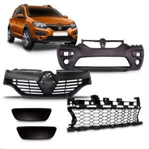 Kit Envolvente Sandero Stepway 2015 A 19 Grades 1a Linha  Preto