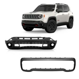 Parachoque P/ Renagade Thawk 2015 A 2019 C/moldura 1a Linha  Preto