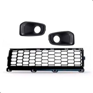 Kit Grades Para Renegade 2015 A 2018 Central Par Molduras Preto Brilhante