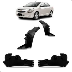 Kit Jogo Asa Urubu Dianteiro Para Cobalt 2012 A 2016 -4 Pçs