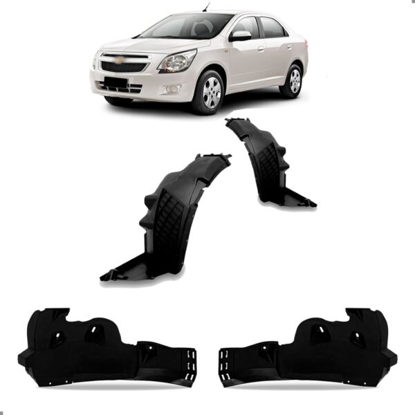 Kit Jogo Asa Urubu Dianteiro Para Cobalt 2012 A 2016 -4 Pçs