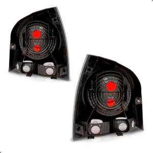 Par Lanterna E Sinaleira Retrovisor Para Polo 2007 A 12 Fumê Ambos Lados Vermelho
