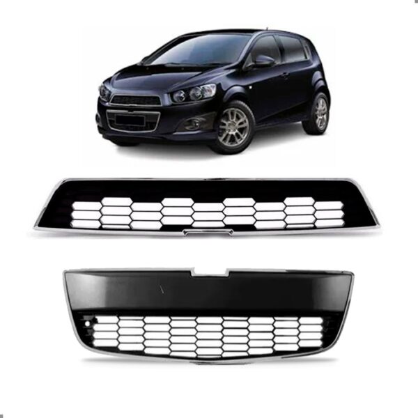 Kit Grade Para Sonic 2010 2011 2012 2013 2015 Preto