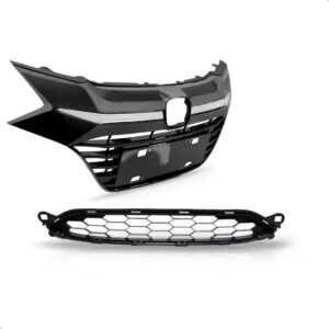 Kit Grade Radiador E Central Para Honda Hrv 2015 2016 2017 Preto