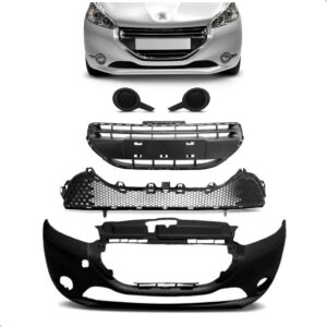 Parachoque Para Peugeot 208 Ano 2012 2013 A 2016 1a Linha  Preto