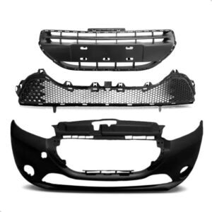 Parachoque Para Peugeot 208 Ano 2012 2013 A 2016 1a Linha  Preto