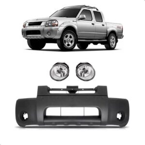 Parachoque Para Nissan Frontier 2003 A 2006 Milhas 1a Linha Preto