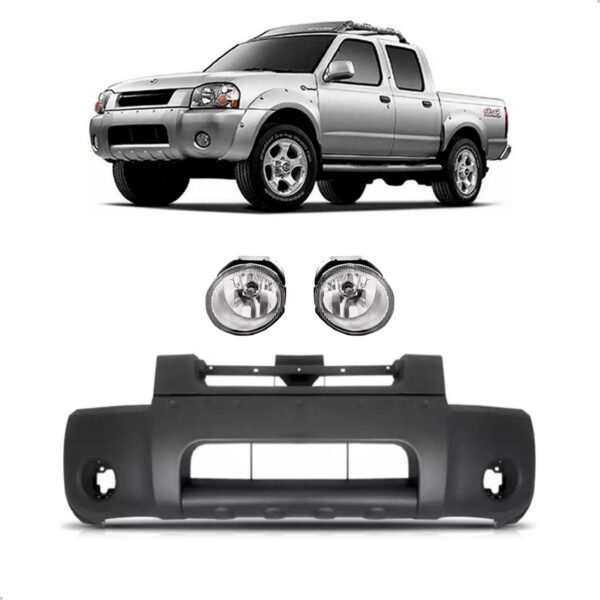 Parachoque Para Nissan Frontier 2003 A 2006 Milhas 1a Linha Preto