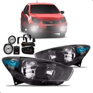 Kit Farois Mascara Negra Grand Siena 2012 A 2022 E Kit Milha