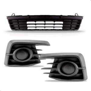 Kit Grades Parachoque Vw Gol G7 2016 2017 2018 Preto